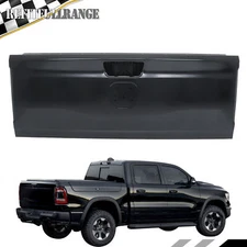 Fit For 2019 2020 2021 2022 Dodge Ram 1500 Pickup Rear Tailgate Aluminum Black