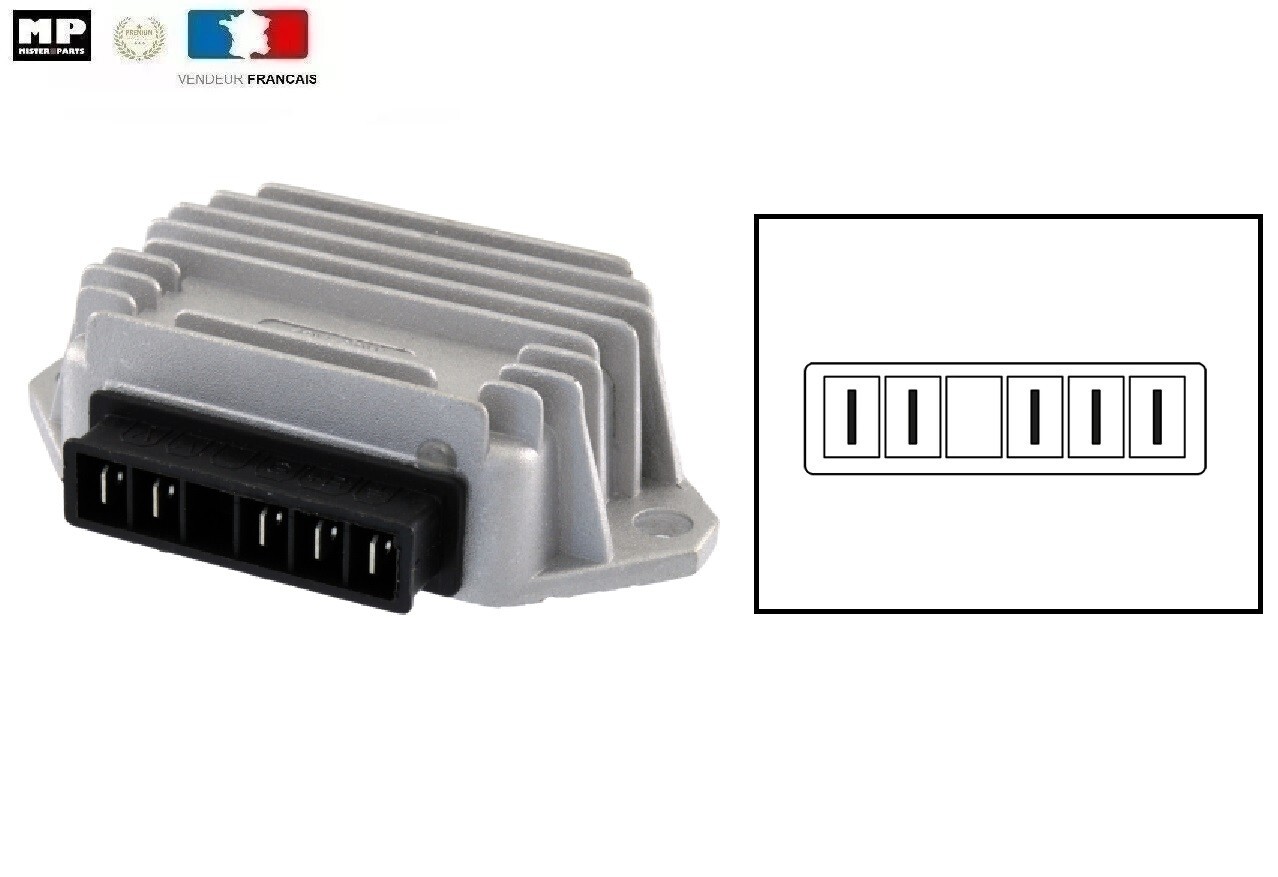 Régulateur tension 5 PIN Piaggio 50 2T Sfera Liberty Zip RST Eom 2940165