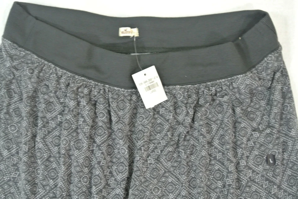 Pantalones de salón Hollister para hombre grandes negros grises cintura cómoda algodón nuevos Foto 3 de 4