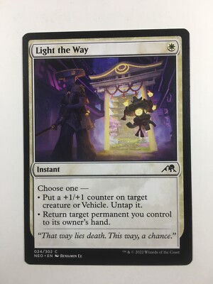 MTG Kamigawa Neon Dynasty Light the Way 024/302 Magic the Gathering