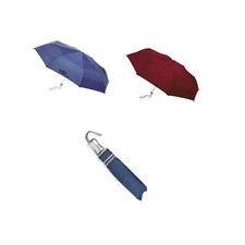 Auto Open  Close Compact Umbrella. 100 automatic. Burgundy / Blue