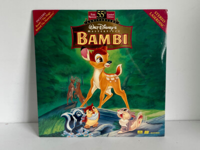 Vintage 1997 Disney Letterbox Laserdisc - Bambi 55th Anniversary