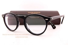 Brand New Oliver Peoples Eyeglass Frames Gregory Peck OV 5186 1005 Black 47mm