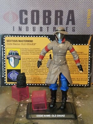 GI JOE ~ 2015 OLD SNAKE ~ TRANSFORMER CROSSOVER JET ~ SDCC BATS
