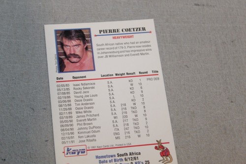 1991 Kayo Boxing Card Complete Finish Fill Your List Set U-Pick - Picture 416 of 468