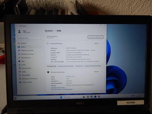 DELL Latitude 5580 15,6" Notebook Intel Core i5 7.Gen 16GB RAM 128GB WIN 11 Pro - Bild 3 von 11