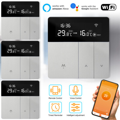 16A Smart WiFi LCD Digital Thermostat Raumthermostat FußBodenheizung Wandheizung