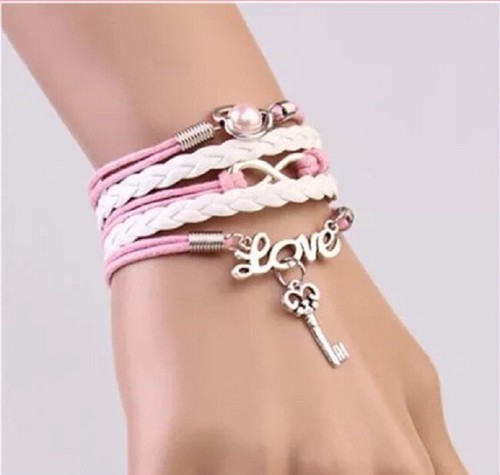 67 Estilos Multi Estilo Infinito Amor Pulsera Nueva Esperanza Fe Adorable Envío Gratuito Danza - Imagen 63 de 77