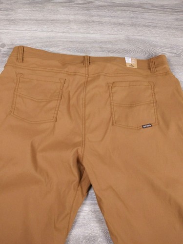 NEW prAna Men's UPF 50+ Slim Fit Brion Pants Size 42 x 30 Brown $79 - Picture 4 of 11