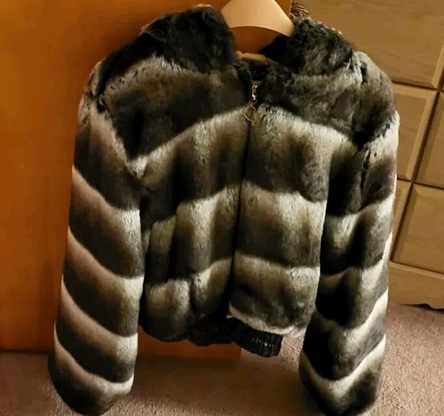 NWT * BABYPHAT FAUX FUR WOMENS BOMBER JACKET SIZE 2XL *RARE * - Picture 16 of 18
