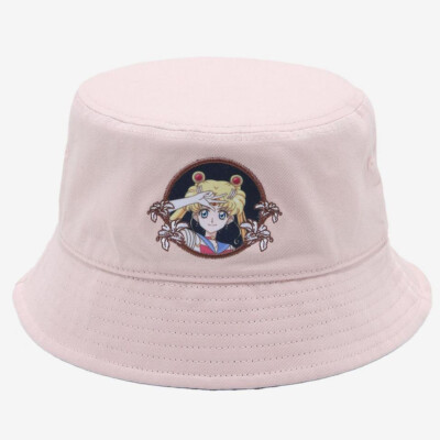 Balmain Light Pink Bucket Hat with Logo Tag 33194193_63802494_300.jpg main image 4