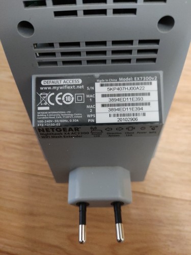 NETGEAR EX7300V2 Répéteur — AC2200 Nighthawk X4 WiFi Mesh Extender - Photo 4/4