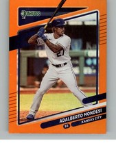 2021 Donruss Adalberto Mondesi 190   Kansas City Royals Holo Orange