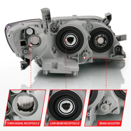 ANZO 121539 Gruppo faro ADATTO 2007 2009 Toyota Camry proiettore faro b - Foto 4 di 11