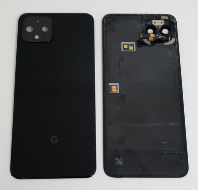 Original Google Pixel 4 Rückseite Glas Akkudeckel Linse - Grade B/C - OEM Teil