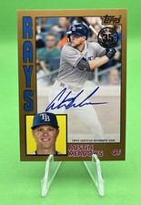 2019 Topps 1984 Austin Meadows Autograph 84A-AME Gold 32/50 Tampa Bay Rays