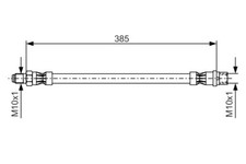BOSCH 1 987 476 439 Brake Hose for MERCEDES-BENZ