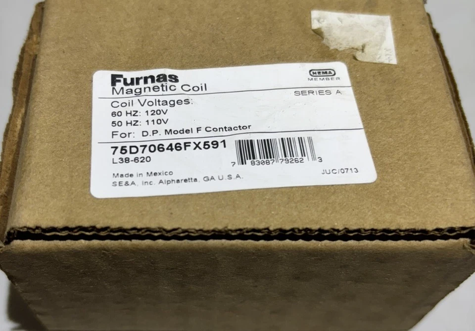 Furnas Siemens 75D70646FX591 Magnetic Coil 75D70646F - Image 2 of 4