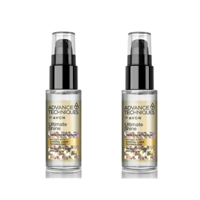 2 x Avon Advance Techniques Hair Serum Absolute Nourishment