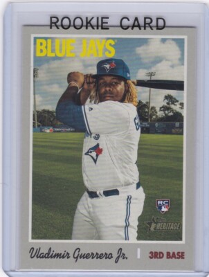 VLADIMIR GUERRERO JR. ROOKIE CARD 2019 Topps Heritage Baseball