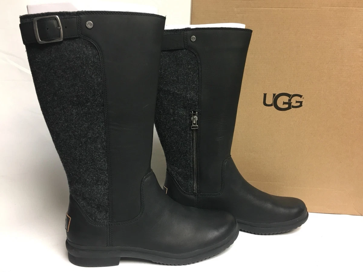 Knee high black ugg cheap boots