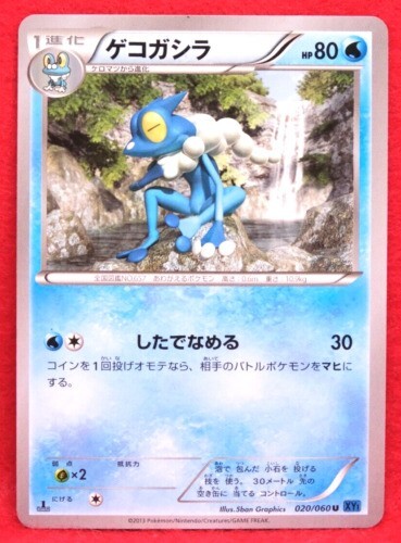 Frogadier 020/060 Pokemon Japanese XY1 2013 1st Ed Nintendo TCG | eBay