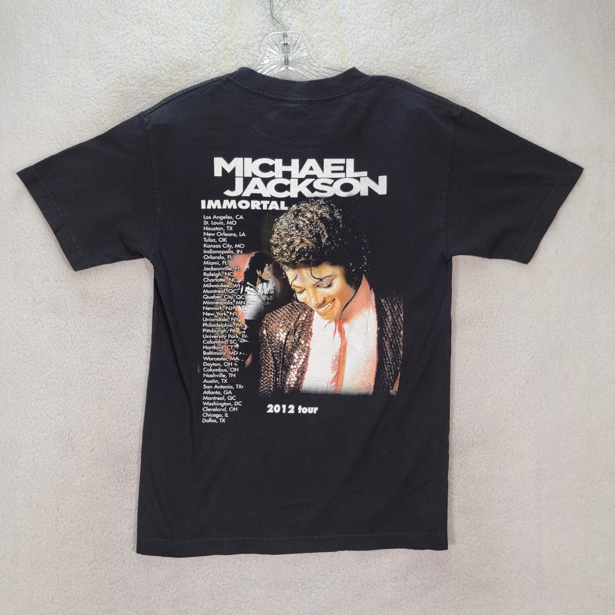 MICHAEL JACKSON IMMORTAL Tシャツ レディース Michael Jackson “Immortal” World Tour Shirt. Cirque Du