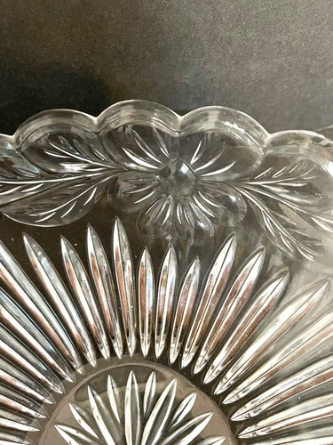 Bleikristall Lead Crystal Bowl West Germany Round 11.25"diameter 3.75"h Lovely - Picture 7 of 19