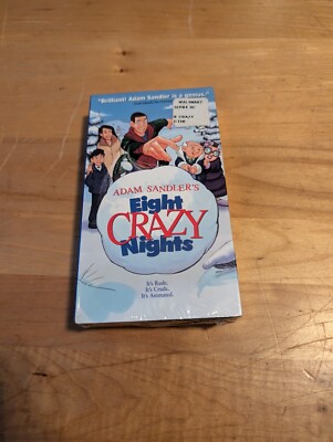 Adam Sandlers 8 Crazy Nights VHS Factory Sealed Rare