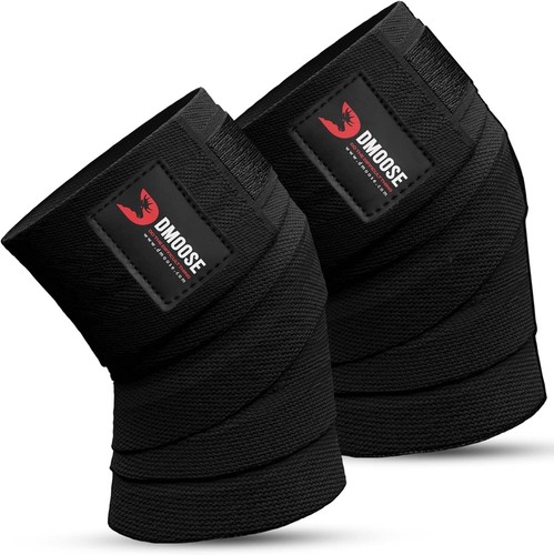 Knee Wraps for Weightlifting Pair - USPA Approved 78" Cotton Knee Straps for ... - Picture 10 of 26