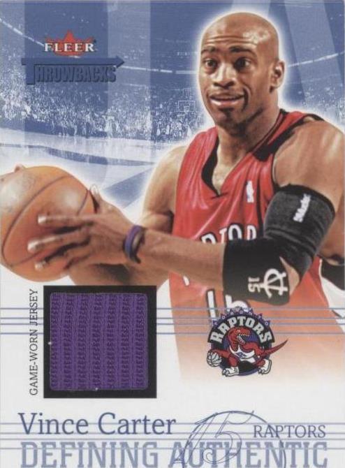 2004-05 Fleer Throwbacks - Vince Carter #DA-VC - 1 of 2