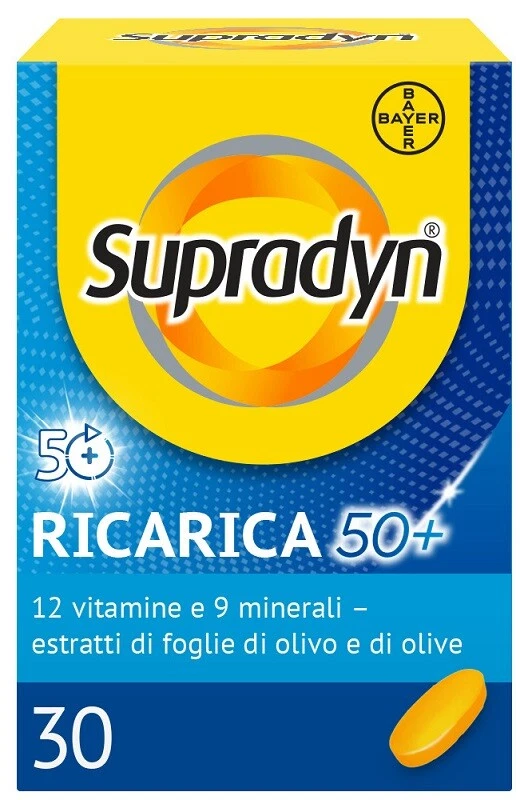 BAYER SPA SUPRADYN RICARICA 50+ 30 COMPRESSE