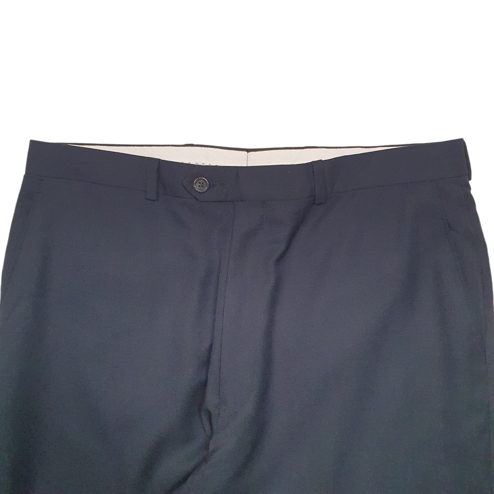 RALPH LAUREN Formal Suit Trousers Cotton Blend Black Womens UK16 image 2