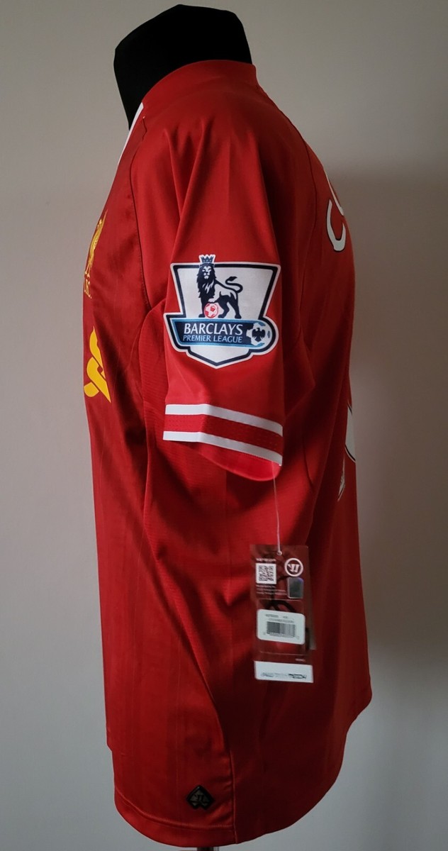 Liverpool 2013 - 2014 Home football Warrior shirt #10