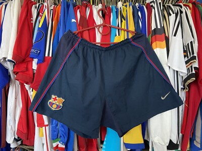 BARCELONA 2003 2004 THIRD FOOTBAL SOCCER SHORTS NIKE sz L MEN | eBay