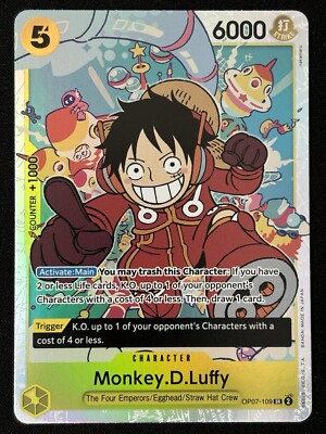 ONE PIECE カードゲーム Monkey D. Luffy Monkey D Luffy SR ST18-005 Japanese ONE PIECE Card Game