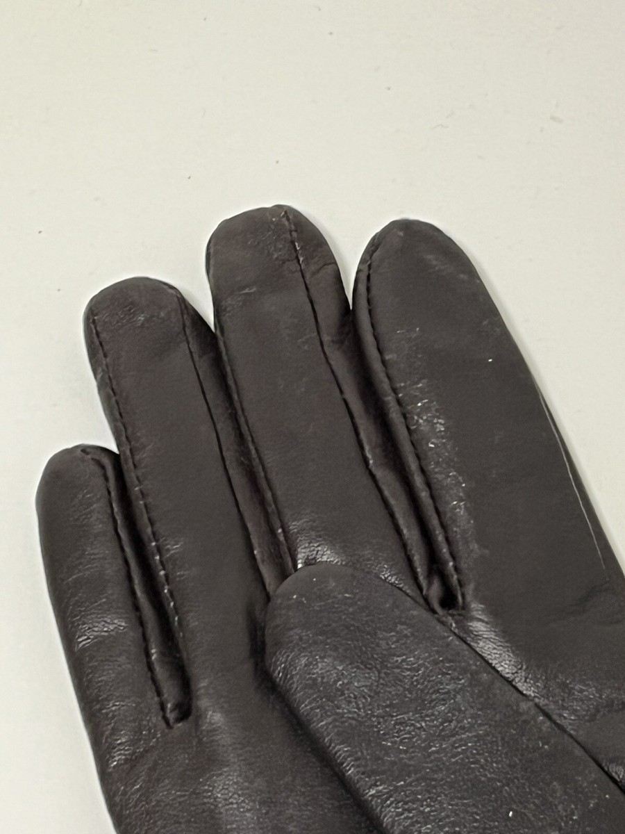 Topman Leather Gloves Paul Smith Mainline Mens Black Leather