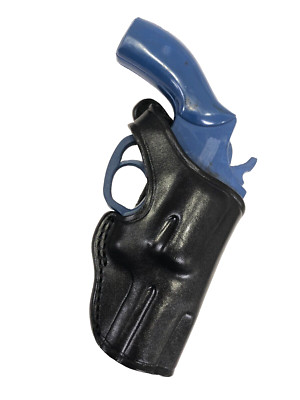 Leather Holster- S&W J Frame 2  Revolvers, also HAMMERLESS Models (# 7234 BLK)