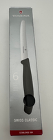 Victorinox 6 StüCk Tafelmesser - Tomatenmesser Swiss Classic Mit Wellenschliff