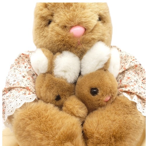 Vintage Westcliff Collection Hase Kaninchen Mama mit Babys Ostern Plüsch 17 Zoll - Bild 4 von 11