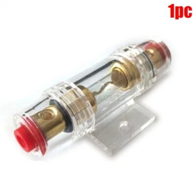 MARKENLOS 1Pcs 100A For Car Subwoofer Gold Plated Audio Amplifier Fuse Holder Block New tl