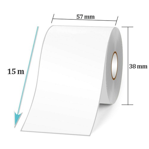 300 rollos de papel térmico 2 1/4" x 50' caja registradora tarjeta de crédito papel recibo - Imagen 2 de 12