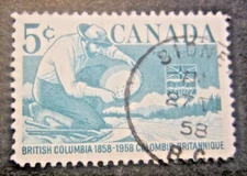 Canada #377 CDS Cancel Sidney, BC  {ebhs35}