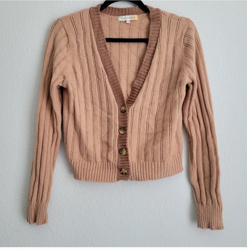 Hazel Moon Button Down Sweater Cardigan Size Large - Bild 1 von 4
