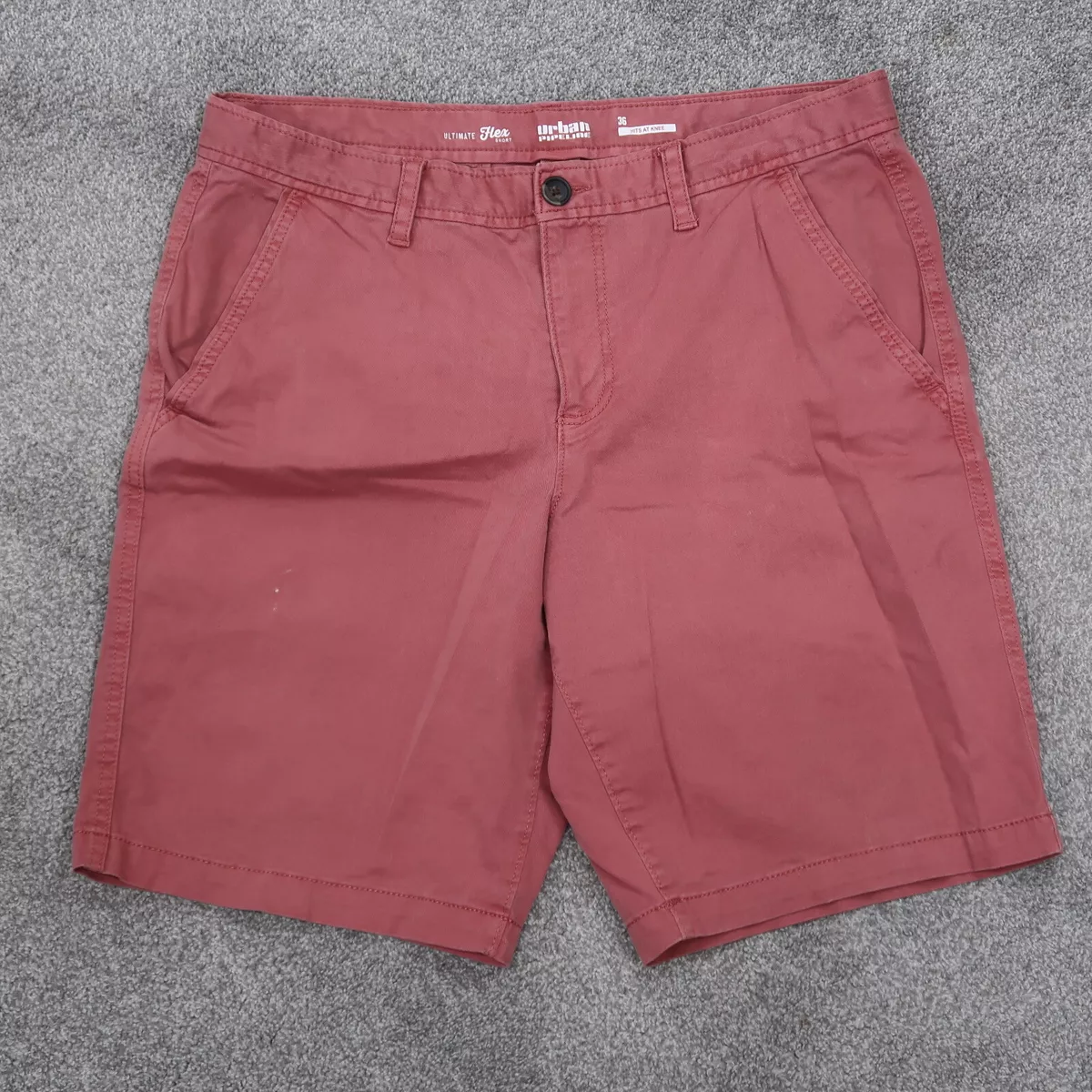 Urban Pipeline Jeans Men s Salmon Pink Chino Shorts Size 36 Summer