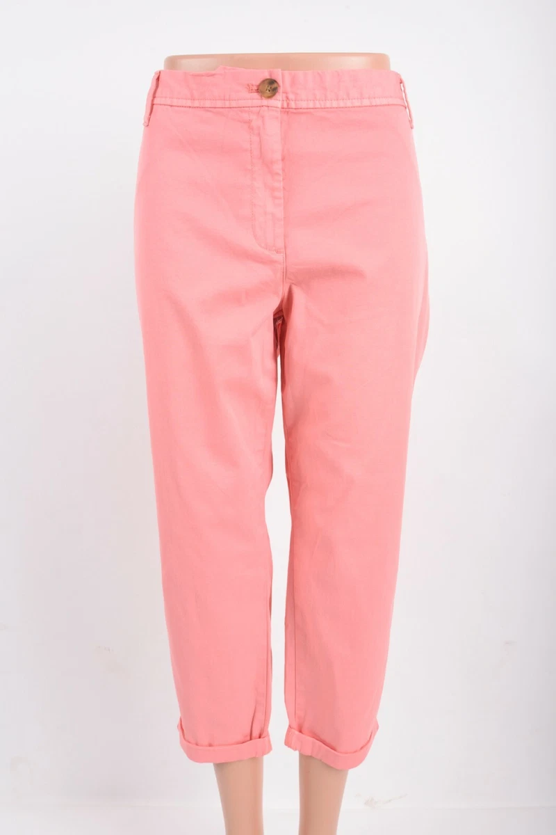 Talbots Womans Girlfriend Chino Pants Ankle Length Pink Guava Size 20WP NWT