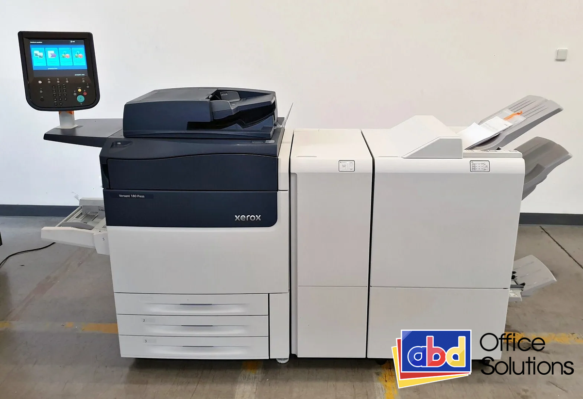 Xerox Versant 180 Production Press Bypass Tray Booklet Finisher