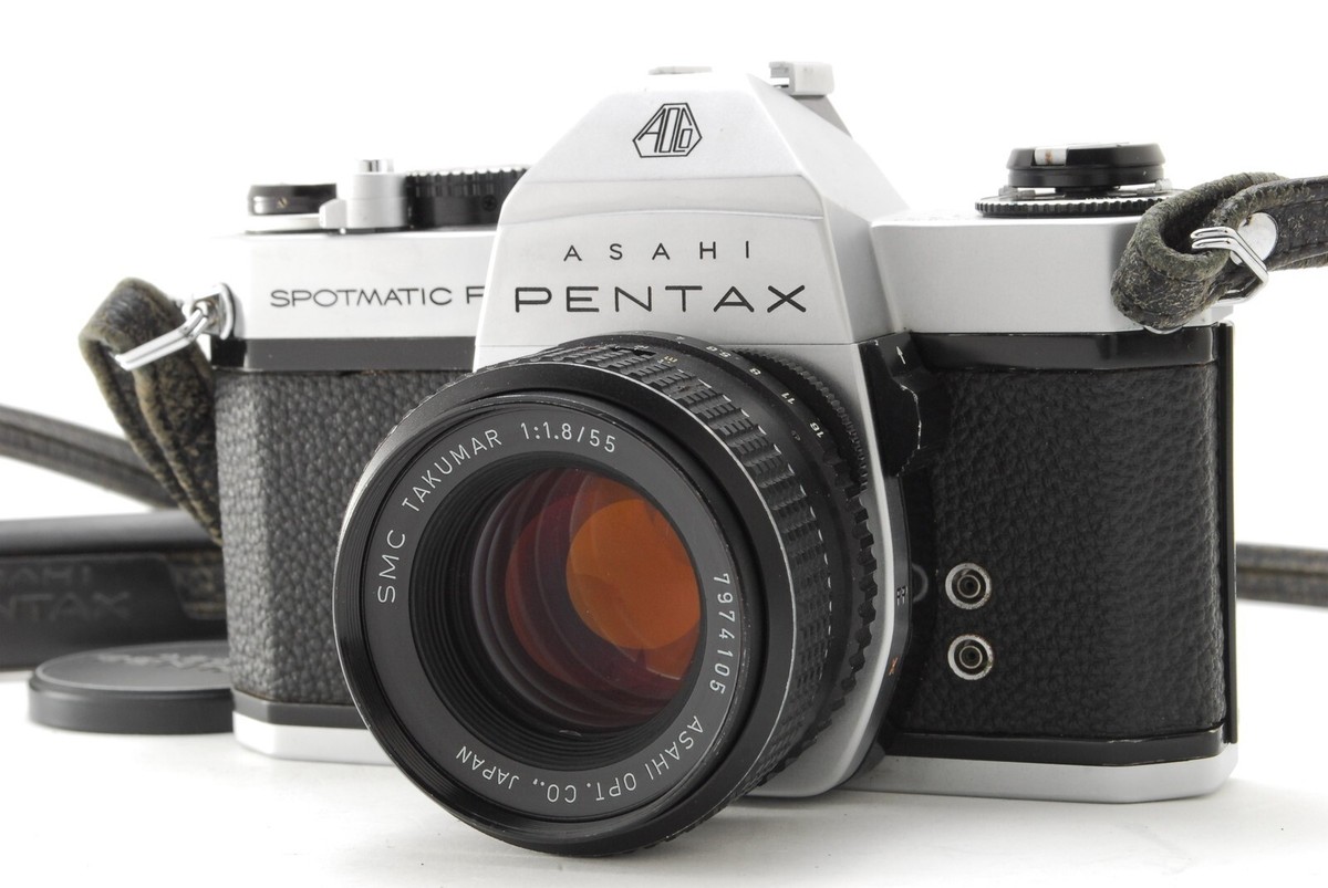 【美品】PENTAX SPOTMATIC F / SMC TAKUMER 55m NEAR MINT] Pentax Spotmatic F SPF Film Camera SMC Takumar