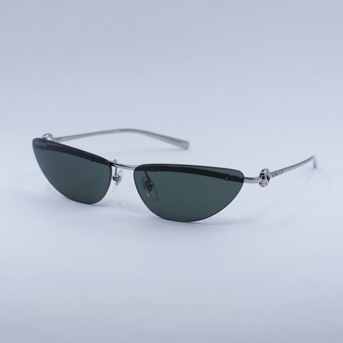 GUCCI GG1701S 001 Silver/Grey 61-15-125 Sunglasses New Authentic