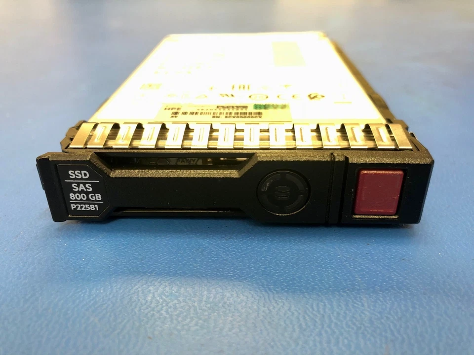 HPE 800GB SAS 12G/s SFF SC 2.5" SSD MO000800JXBEV W/Caddy - Image 3 of 4